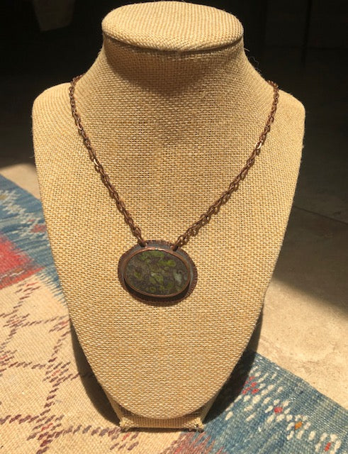 Copper and Jasper necklace